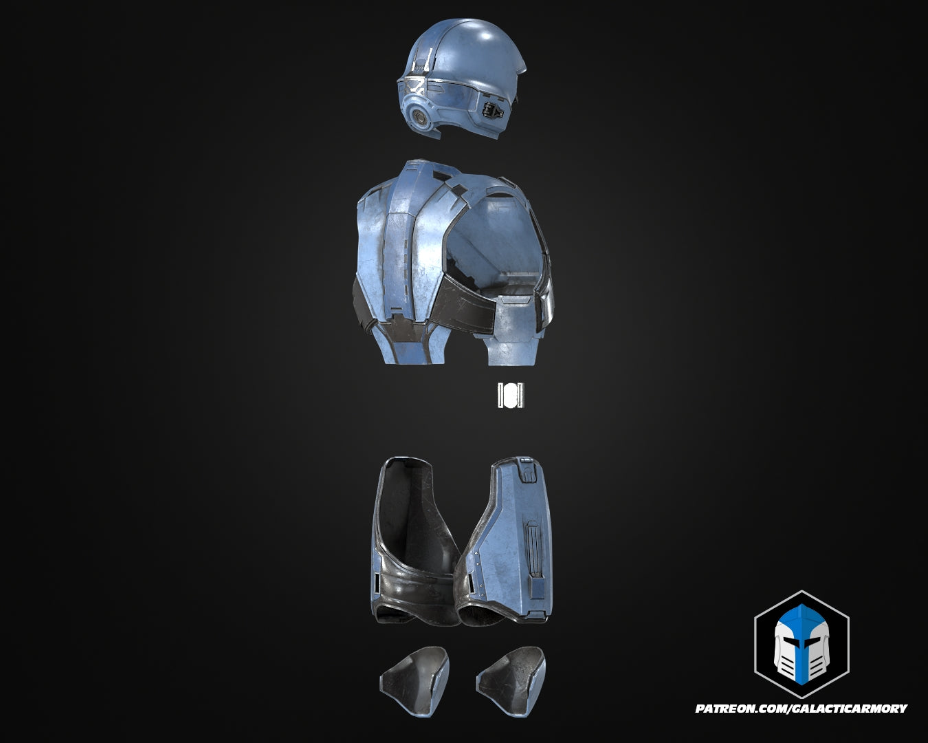 Helldivers 2 - SEAF Trooper Helmet and Armor - 3D Print Files