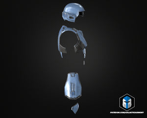 Helldivers 2 - SEAF Trooper Helmet and Armor - 3D Print Files