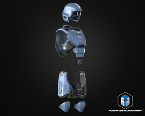 Helldivers 2 - SEAF Trooper Helmet and Armor - 3D Print Files