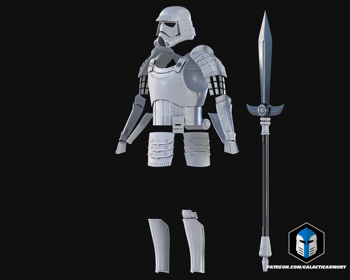 Samurai Stormtrooper Armor - 3D Print Files