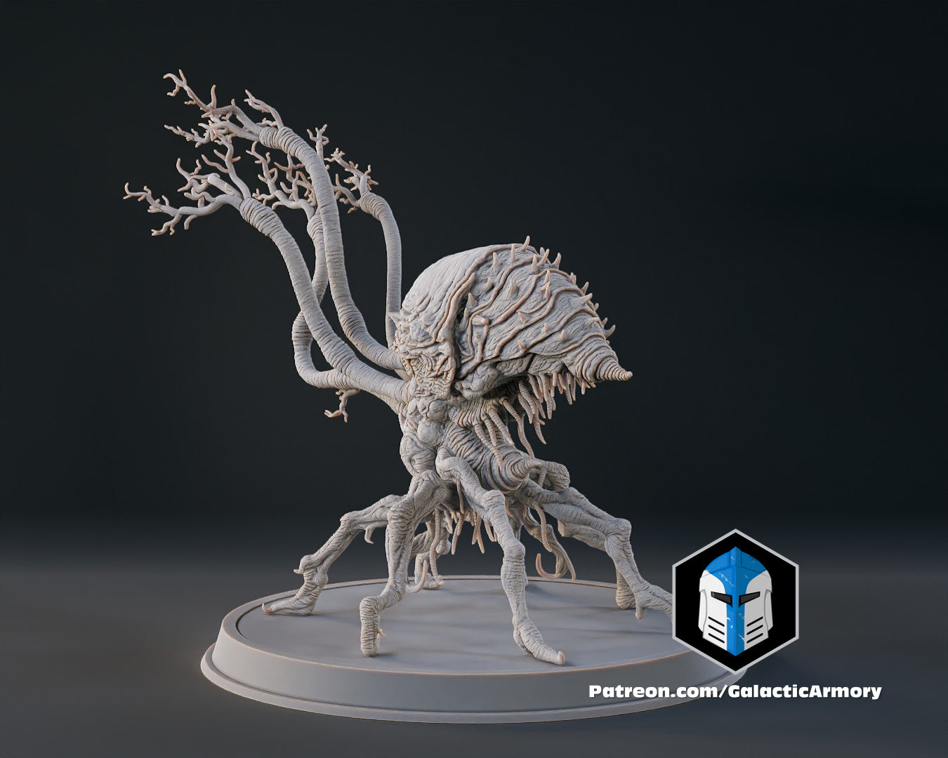 Halo Flood Spore Figurines and Mold - 3D Print Files