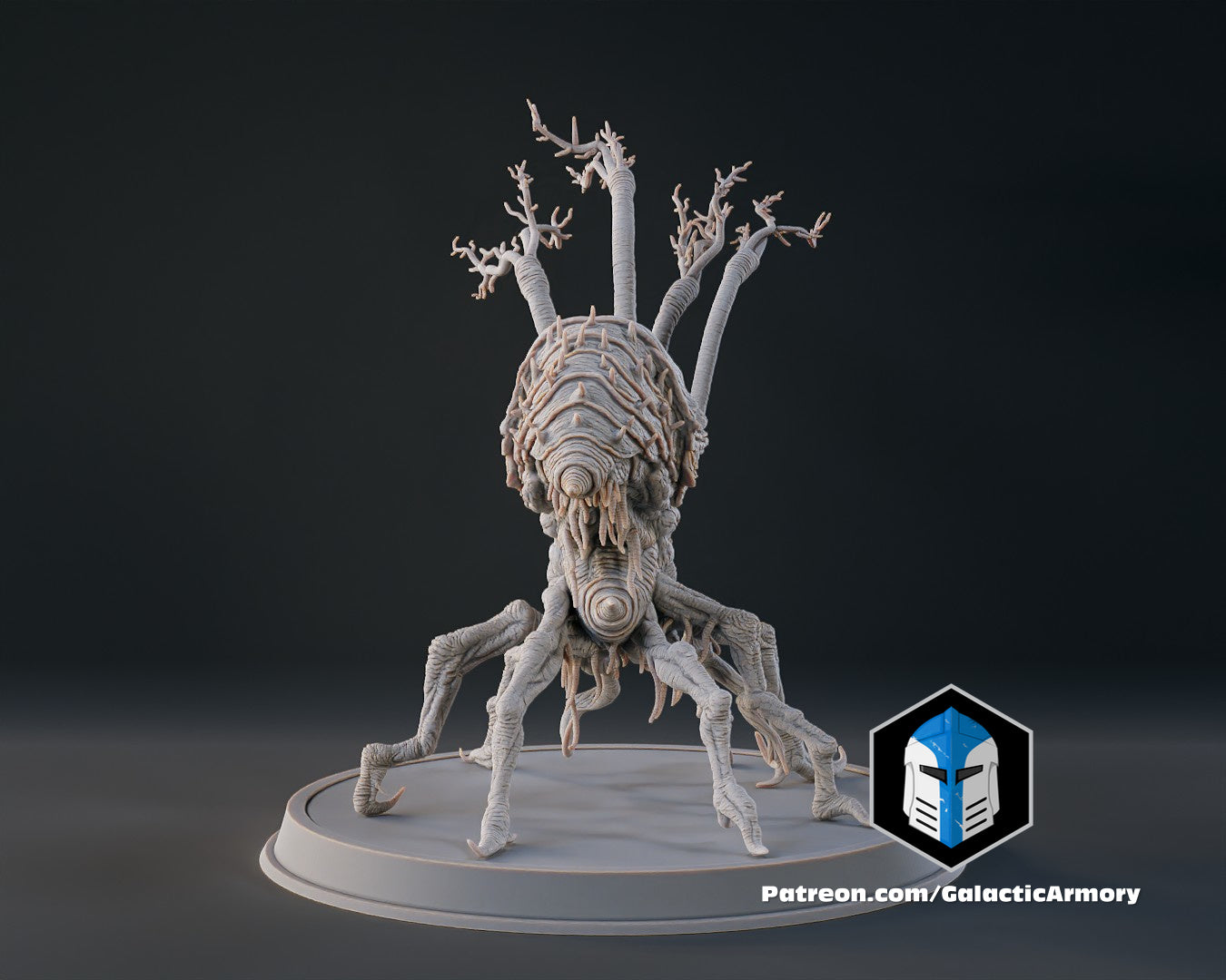 Halo Flood Spore Figurines and Mold - 3D Print Files