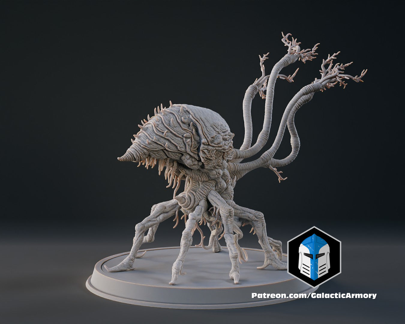 Halo Flood Spore Figurines and Mold - 3D Print Files