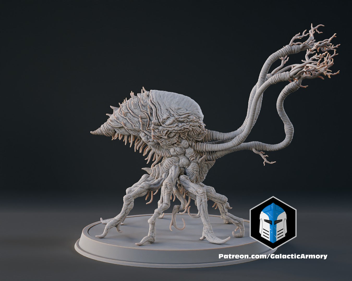 Halo Flood Spore Figurines and Mold - 3D Print Files