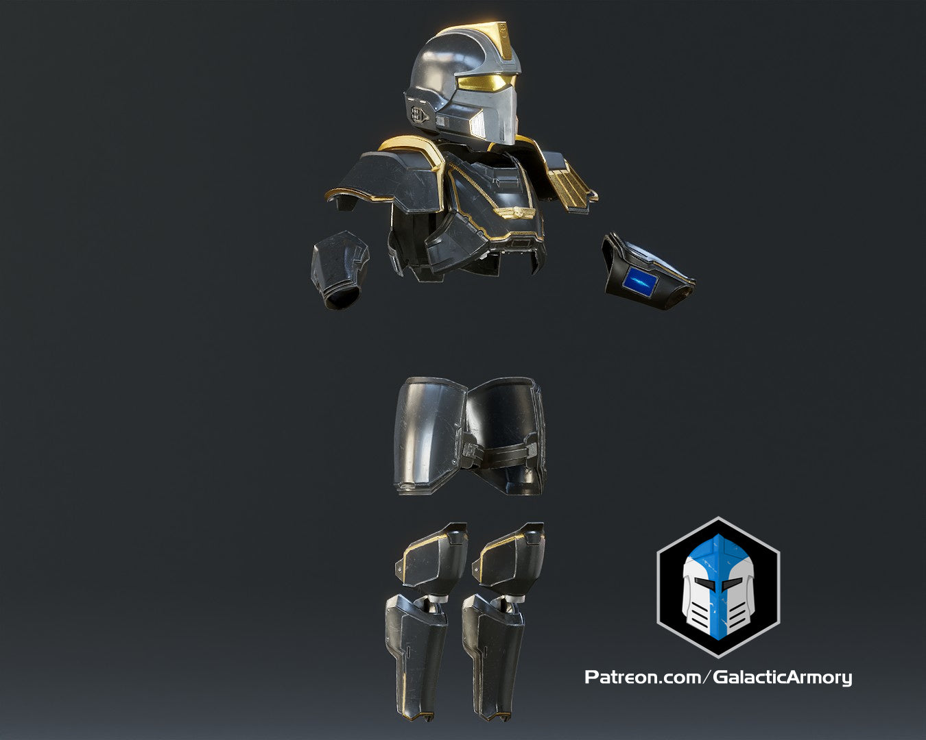 Helldivers 2 Armor Hero of the Federation 3D Print Files Galactic