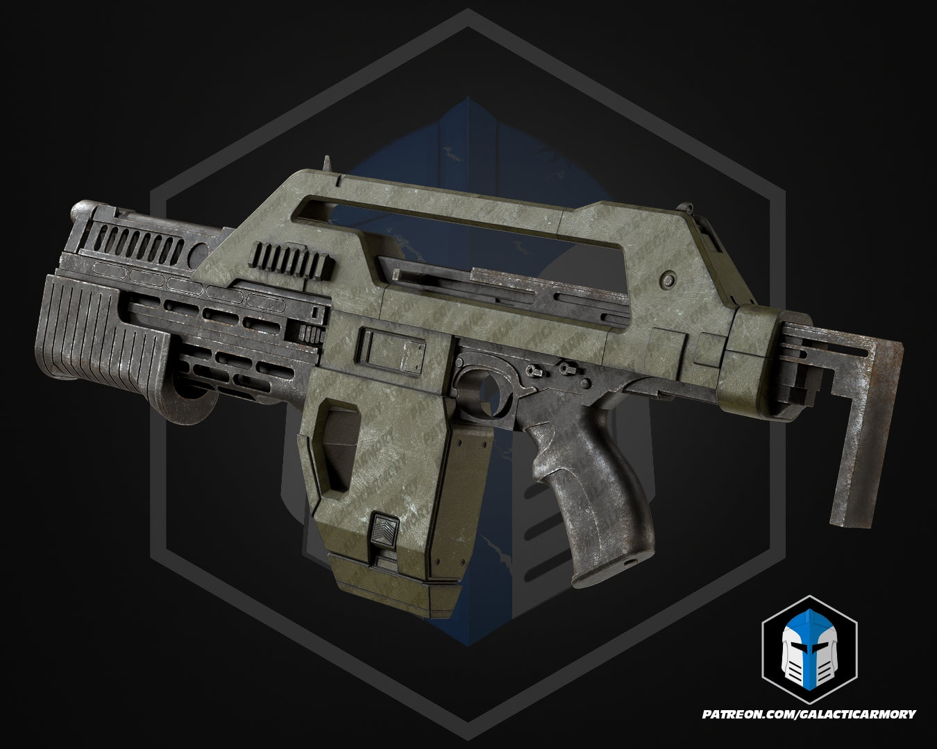 Aliens M41A Pulse Rifle - 3D Print Files – Galactic Armory