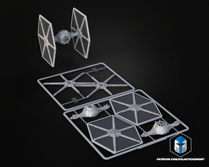 Tie Fighter Vehicle Kit Card - 3D Print Files