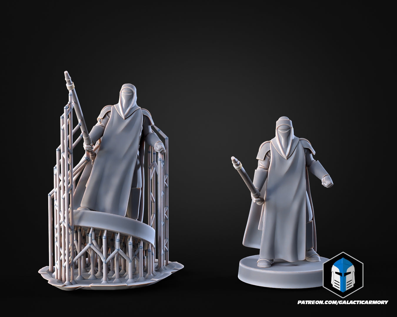 1:48 Scale Royal Guard Miniatures - 3D Print Files