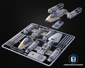 Y-Wing Vehicle Kit Card - 3D Print Files