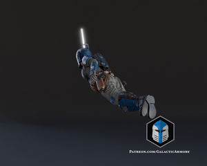 Bo Katan Figurine - Pose 3 - 3D Print Files