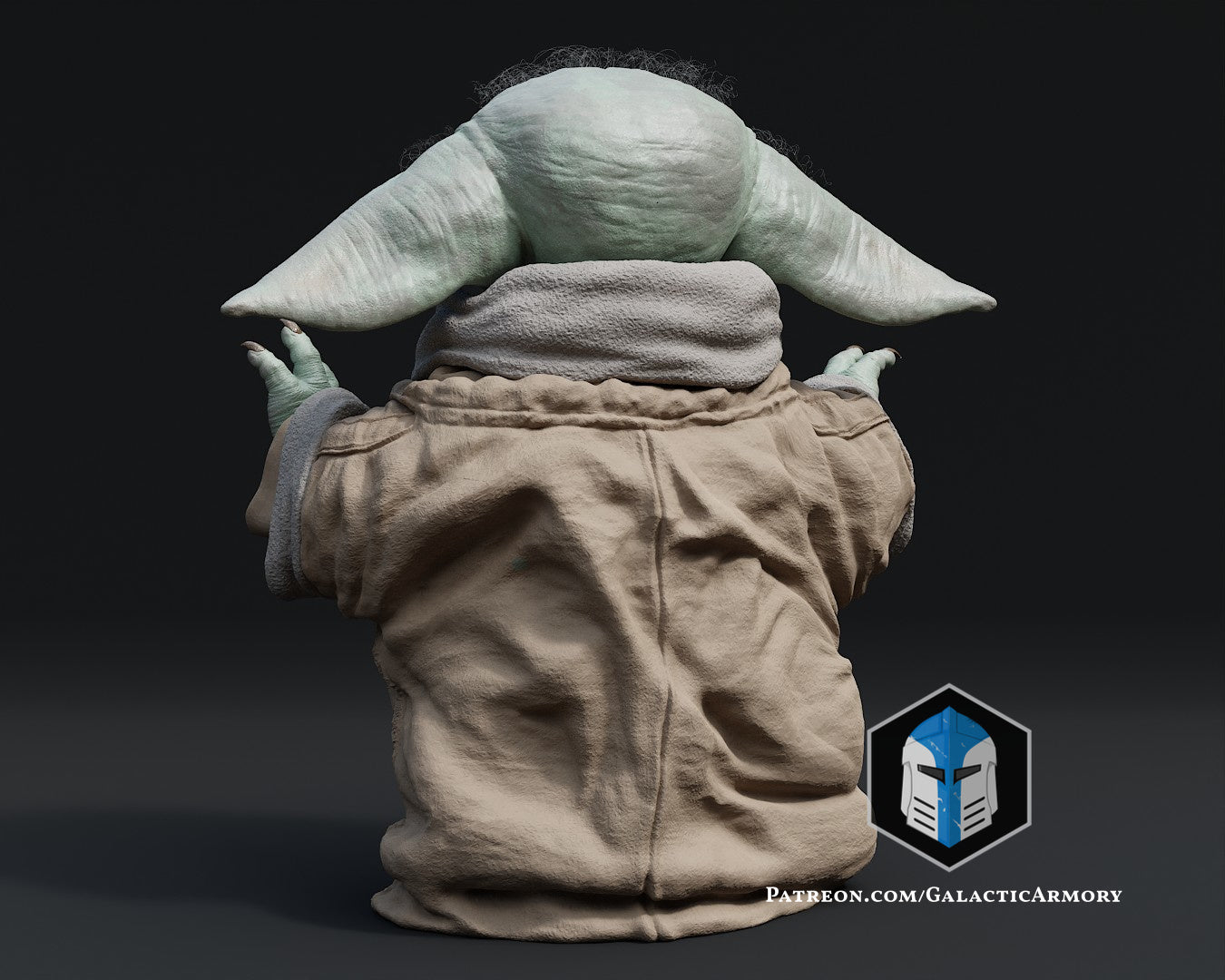 Grogu Figurine - Pose 3 - 3D Print Files
