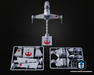B-Wing Vehicle Kit Card - 3D Print Files