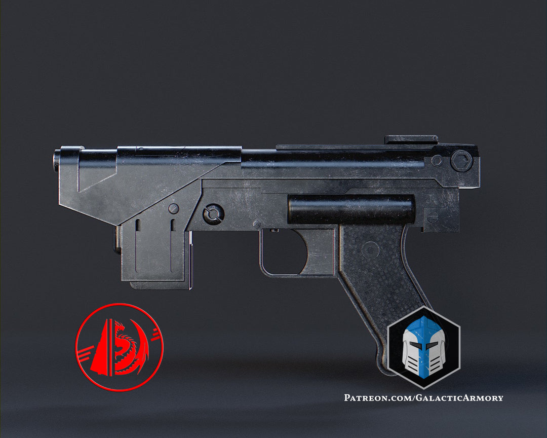 Imperial Mandalorian Commando Blaster - 3D Print Files β Galactic Armory