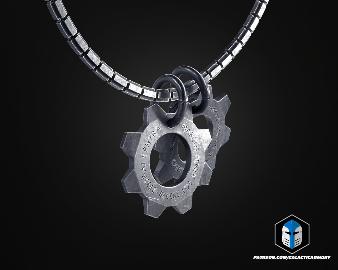 GoW - Customizable COG Tags - 3D Print Files – Galactic Armory