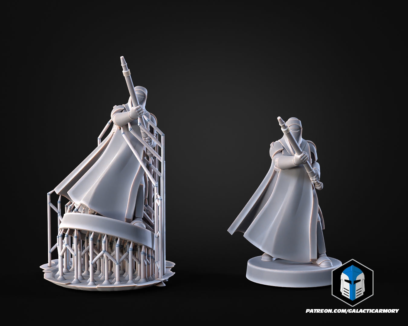 1:48 Scale Royal Guard Miniatures - 3D Print Files