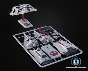Snowspeeder Vehicle Kit Card - 3D Print Files