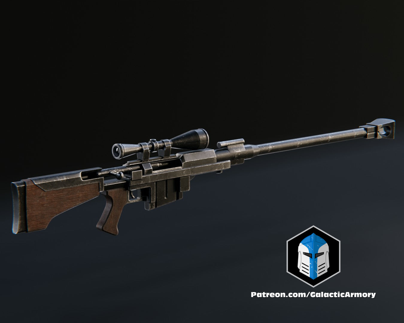 Fallout Anti-Materiel Rifle - 3D Print Files