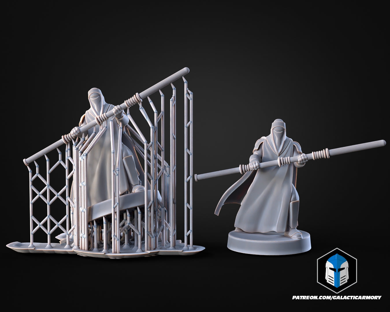 1:48 Scale Royal Guard Miniatures - 3D Print Files