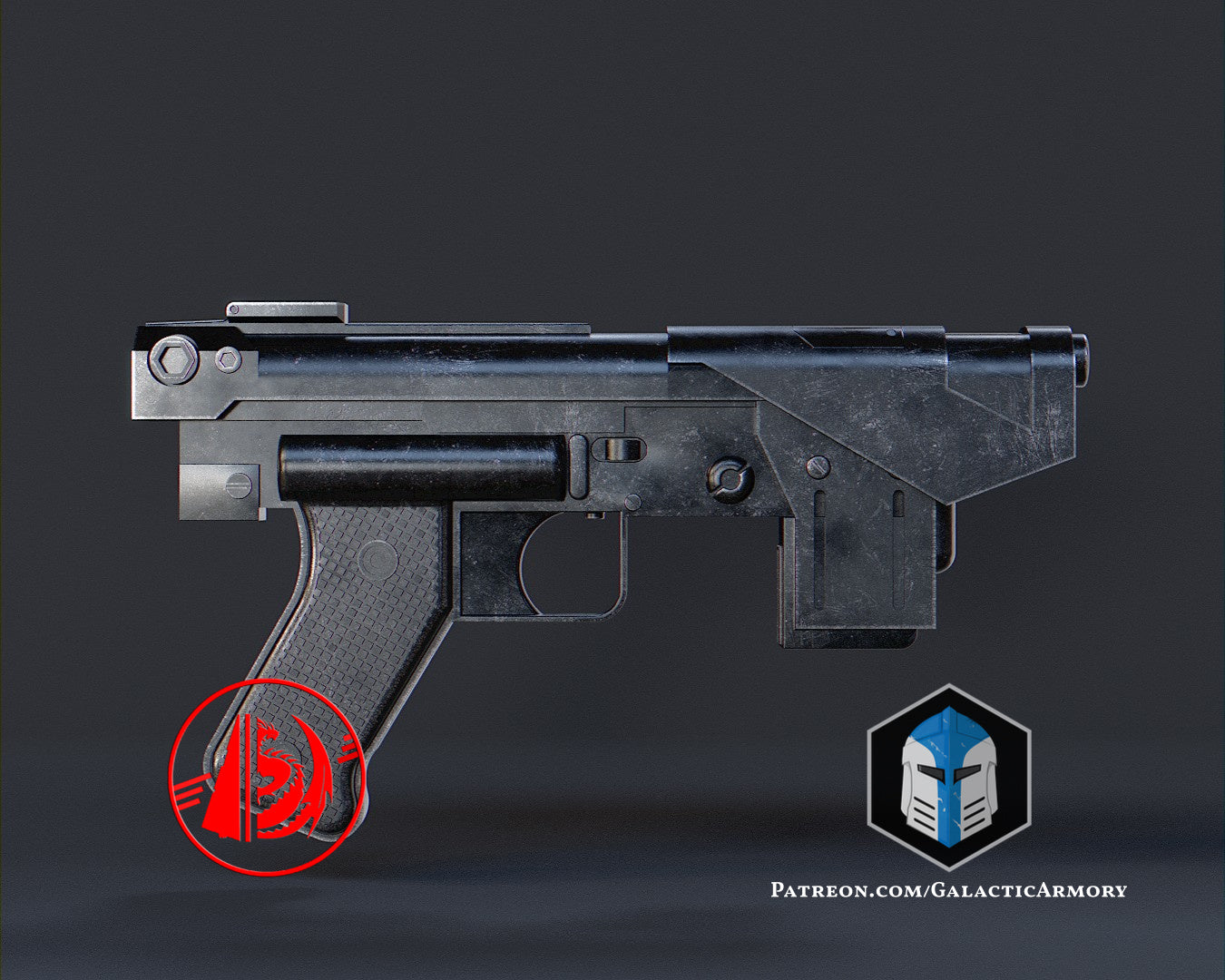 Imperial Mandalorian Commando Blaster - 3D Print Files