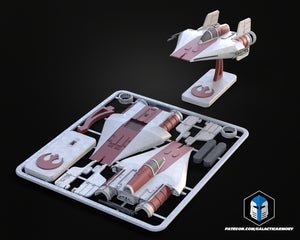 A-Wing Vehicle Kit Card - 3D Print Files