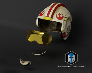 Custom Rebel Pilot Helmet X Wing Pilot Helmet (large)