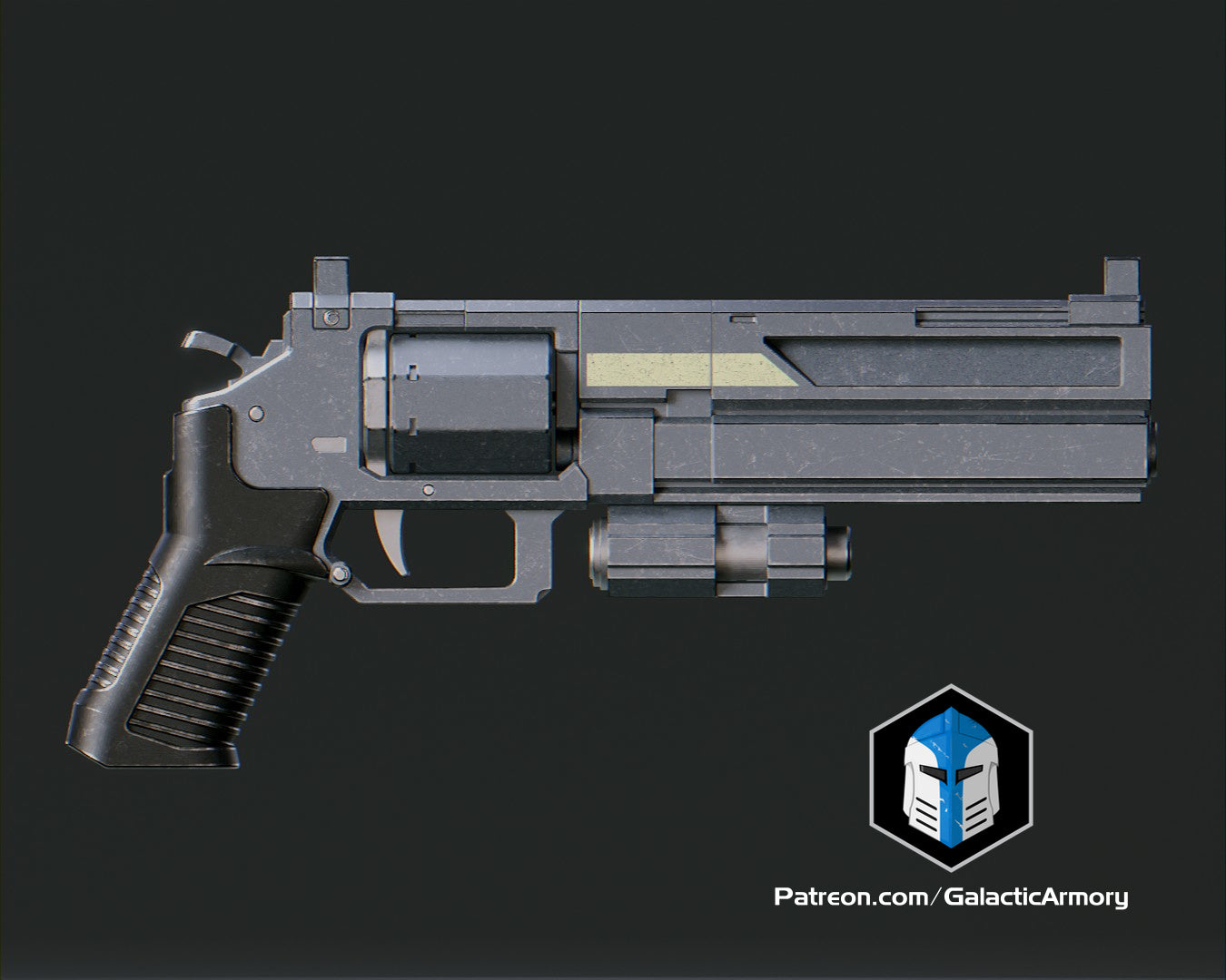 Hd2 Reeducator HD2 - Senator Revolver - 3D Print Files – Galactic Armory