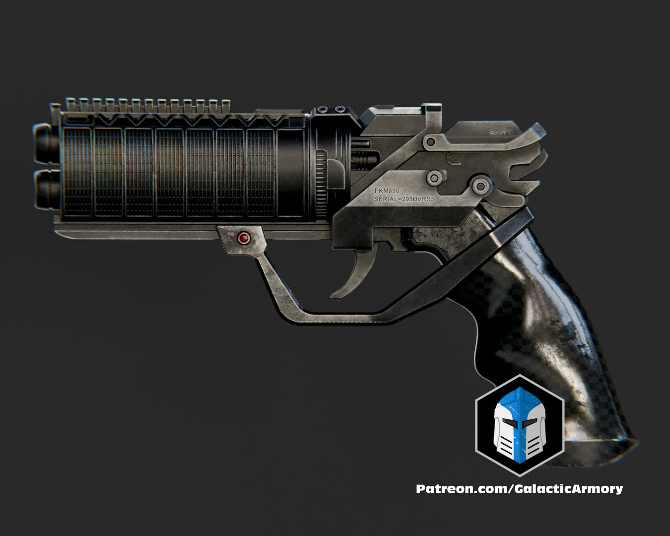 Blade Runner K's Blaster - 3D Print Files