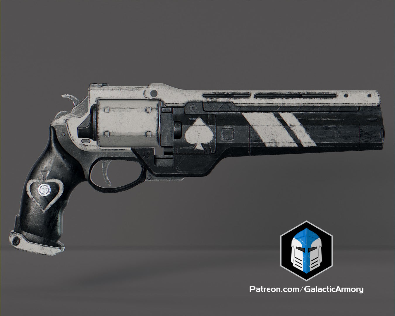 Ace of Spades Hand Cannon - 3D Print Files