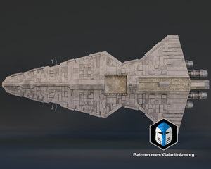 Clone Wars Venator Capital Ship - 3D Print Files - Galactic Armory