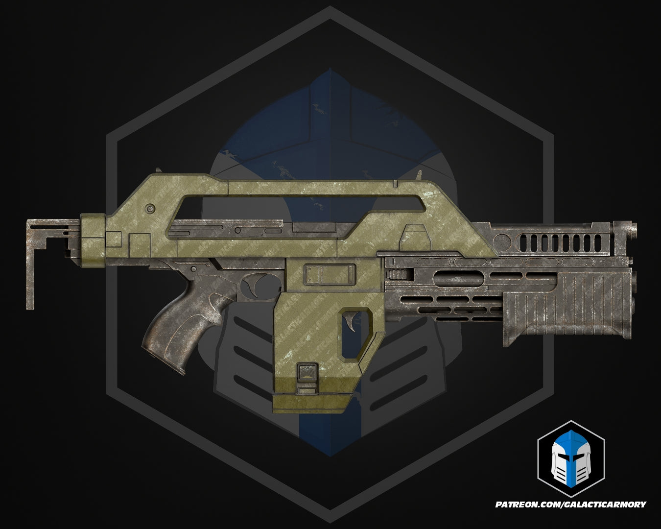 Aliens M41A Pulse Rifle - 3D Print Files – Galactic Armory
