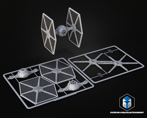 Tie Fighter Vehicle Kit Card - 3D Print Files
