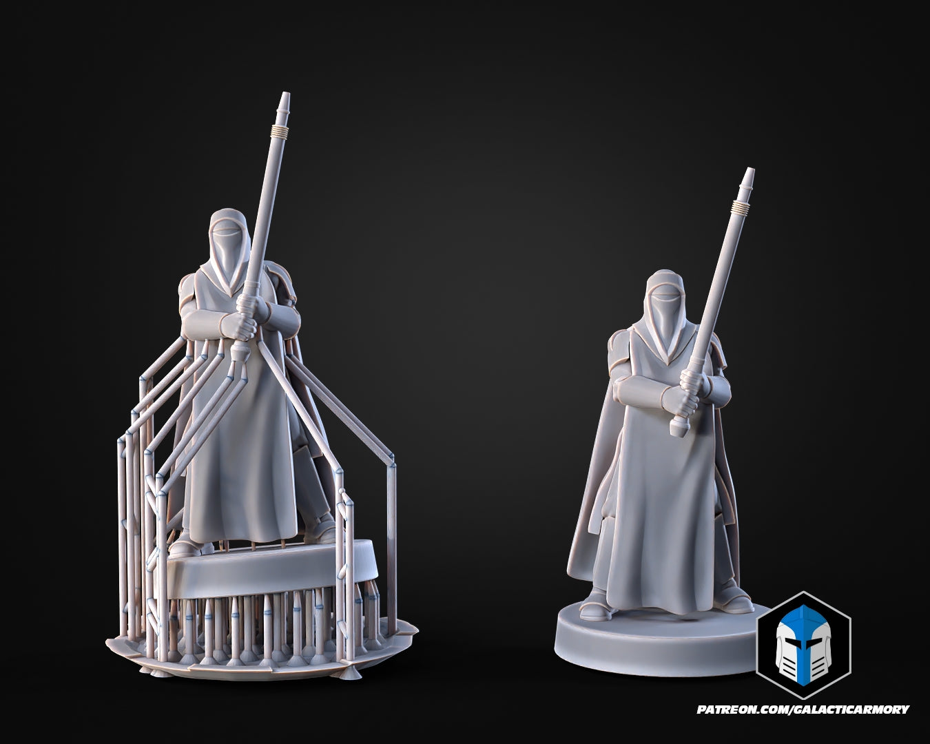 1:48 Scale Royal Guard Miniatures - 3D Print Files