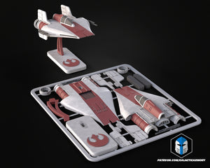 A-Wing Vehicle Kit Card - 3D Print Files