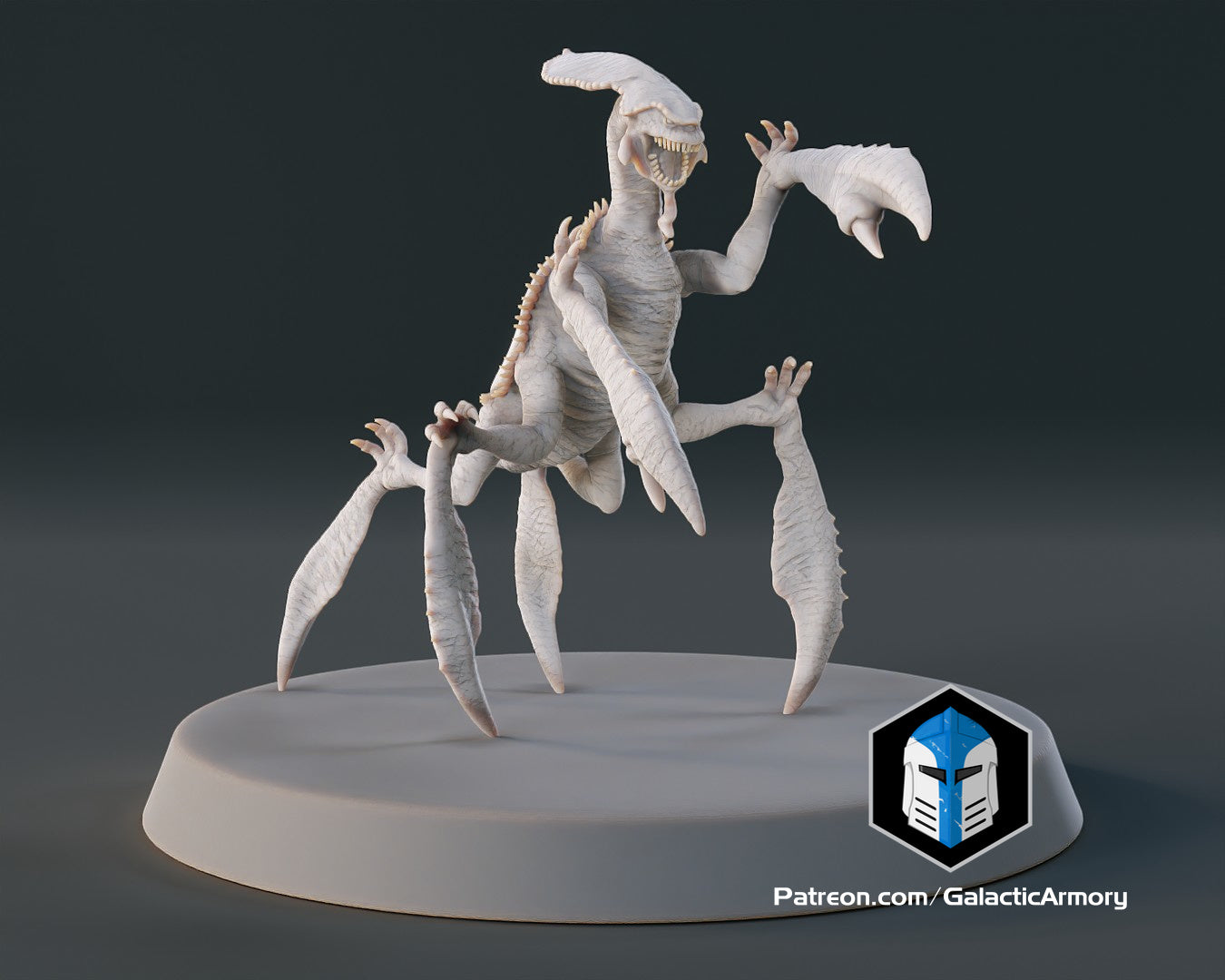 Ackley Creature 1:48 Scale Acklay Miniatures - 3D Print Files – Galactic Armory