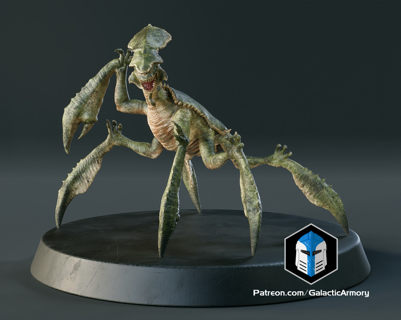Ackley Creature 1:48 Scale Acklay Miniatures - 3D Print Files – Galactic Armory
