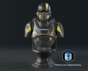 Helldivers 2 - B-01 Tactical Bust - 3D Print Files