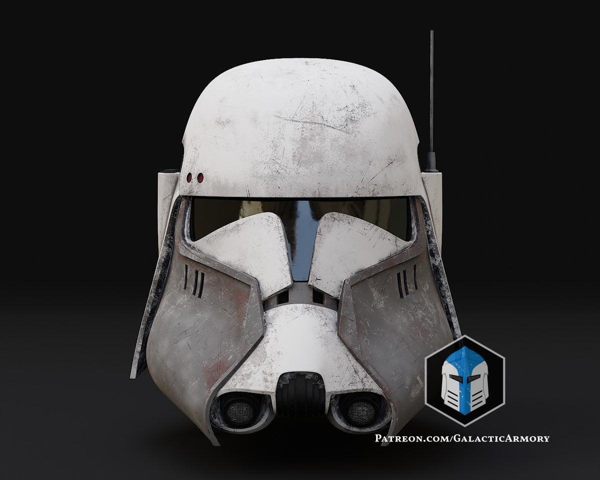Commander Bacara Clone Trooper Helm - 3D-Druckdateien – Galactic Armory