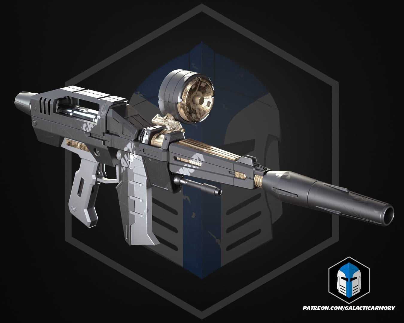 Pg Rx 78 Beam Riffle RX-78-2 Beam Rifle - 3D Print Files – Galactic Armory