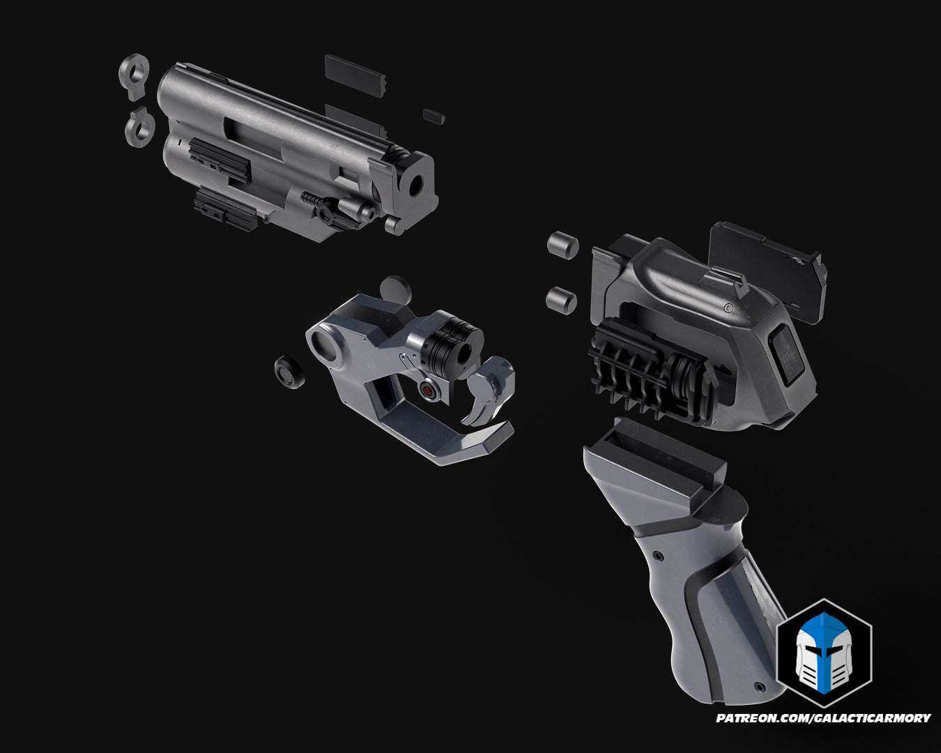 Blade Runner Luv S Blaster 3D Print Files Galactic Armory