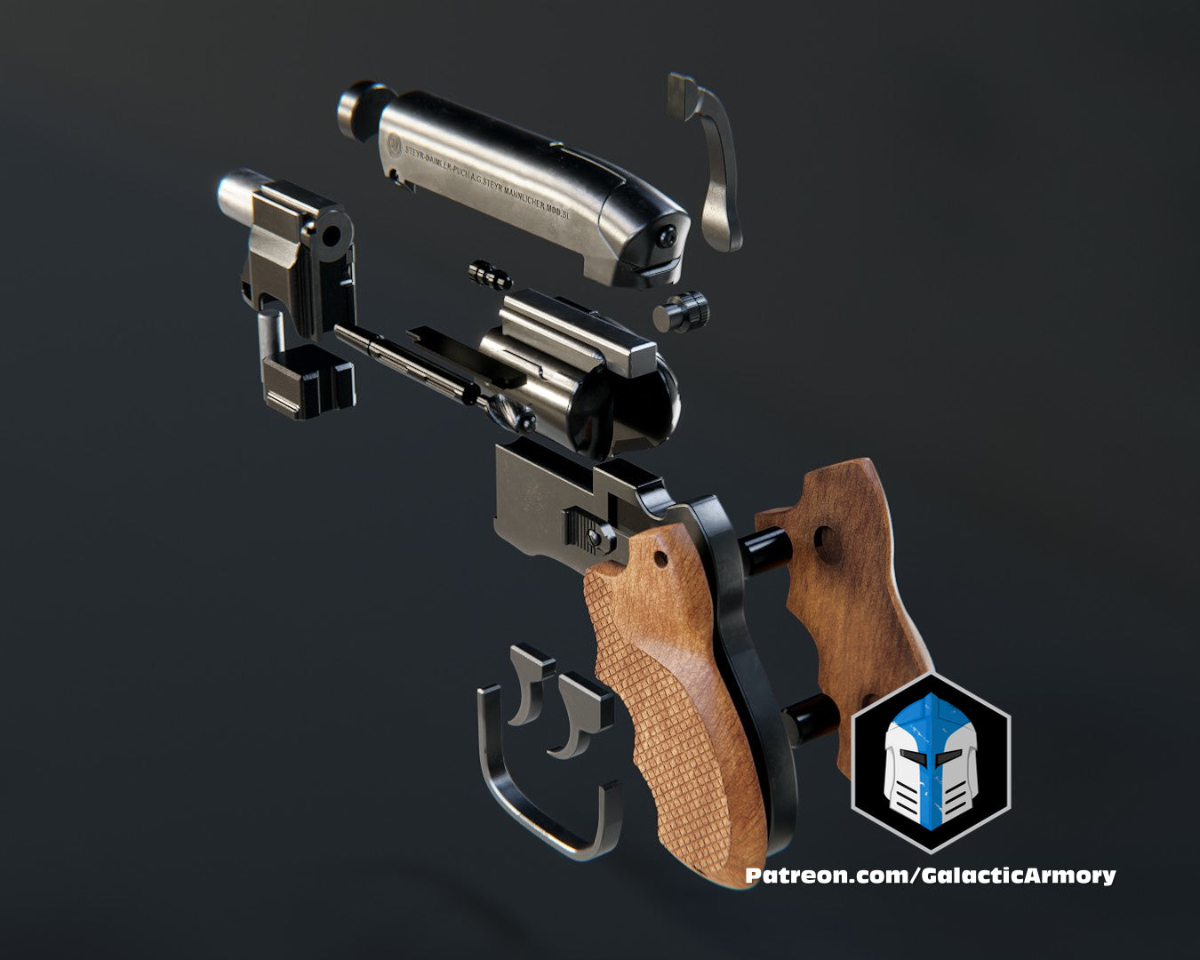 Blade Runner Snubnose Blaster - 3D-Druckdateien