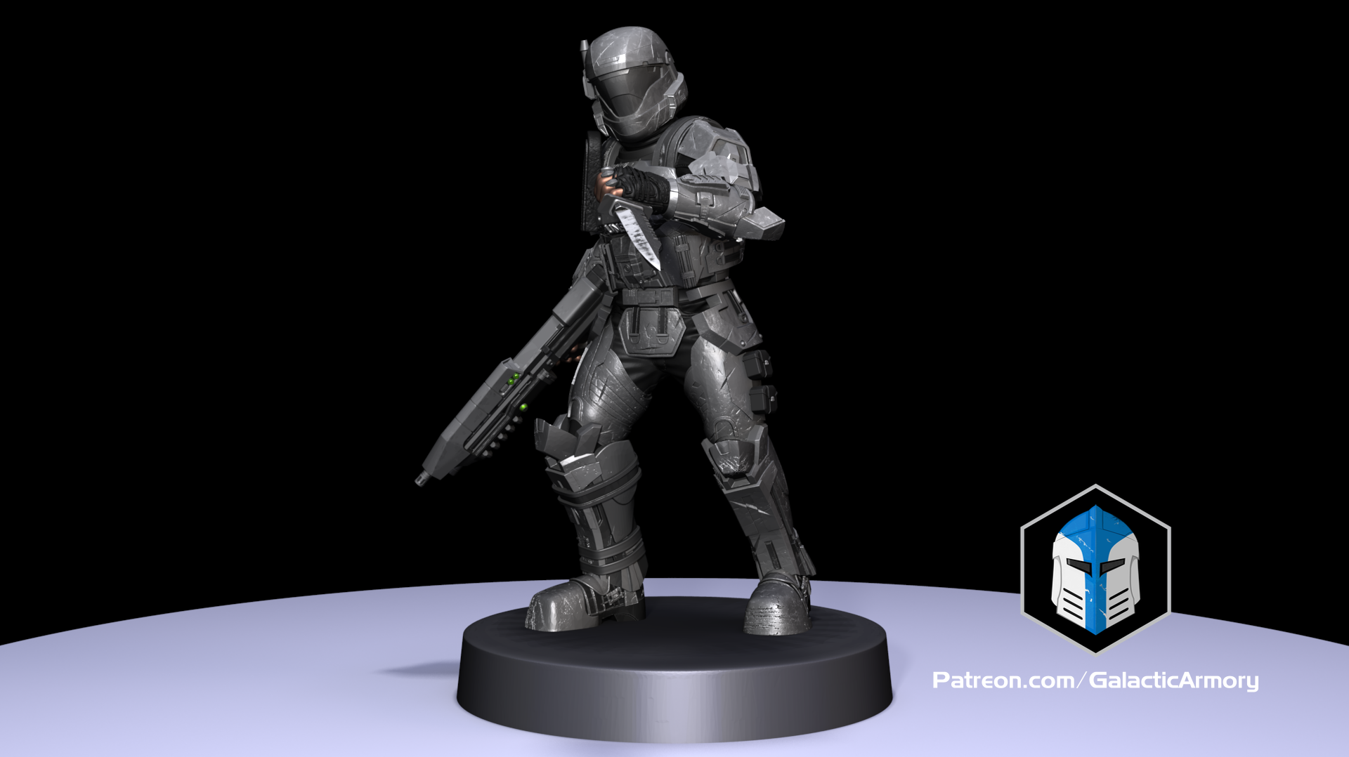 1:48 Scale Alpha 9 ODST Miniatures - 3D Print Files