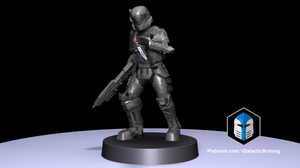 1:48 Scale Halo Alpha 9 ODST Miniatures - 3D Print Files