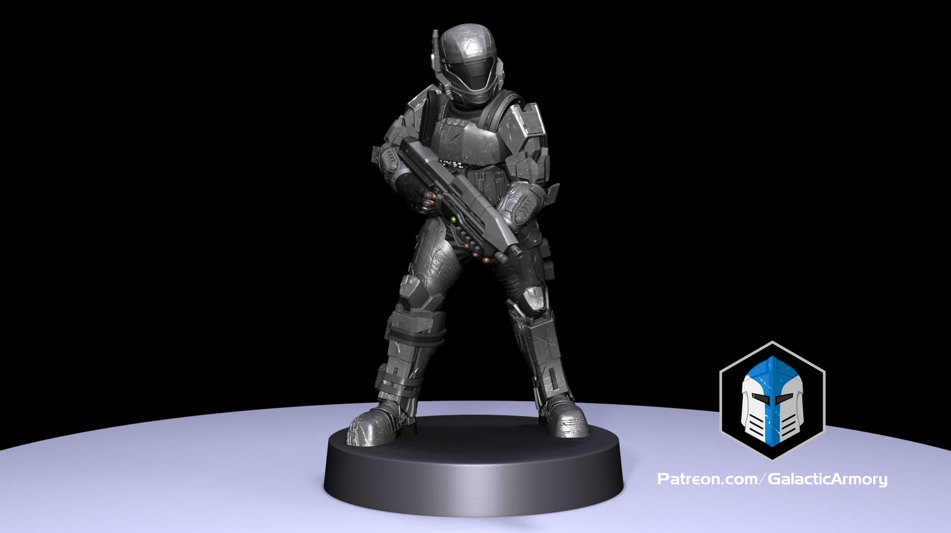 1:48 Scale Halo Alpha 9 ODST Miniatures - 3D Print Files