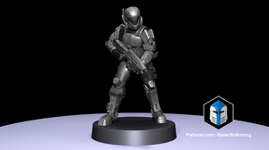 1:48 Scale Alpha 9 ODST Miniatures - 3D Print Files