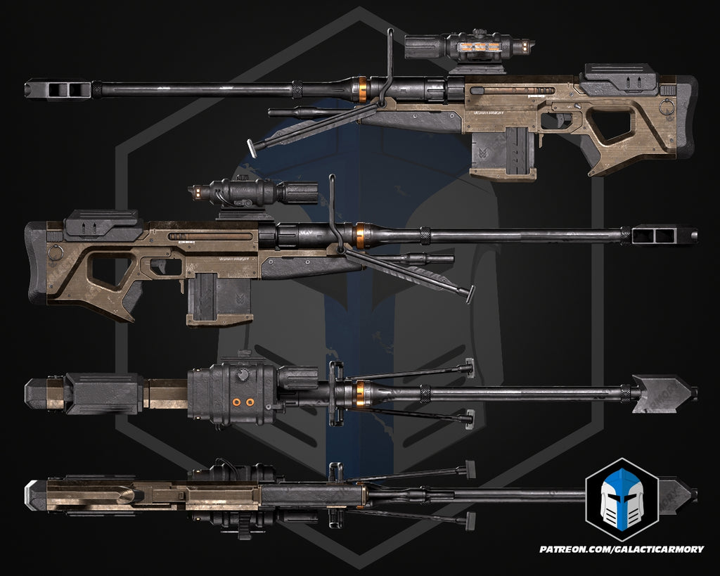 Halo Campaign Evolved Sniper Rifle - 3D Print Files