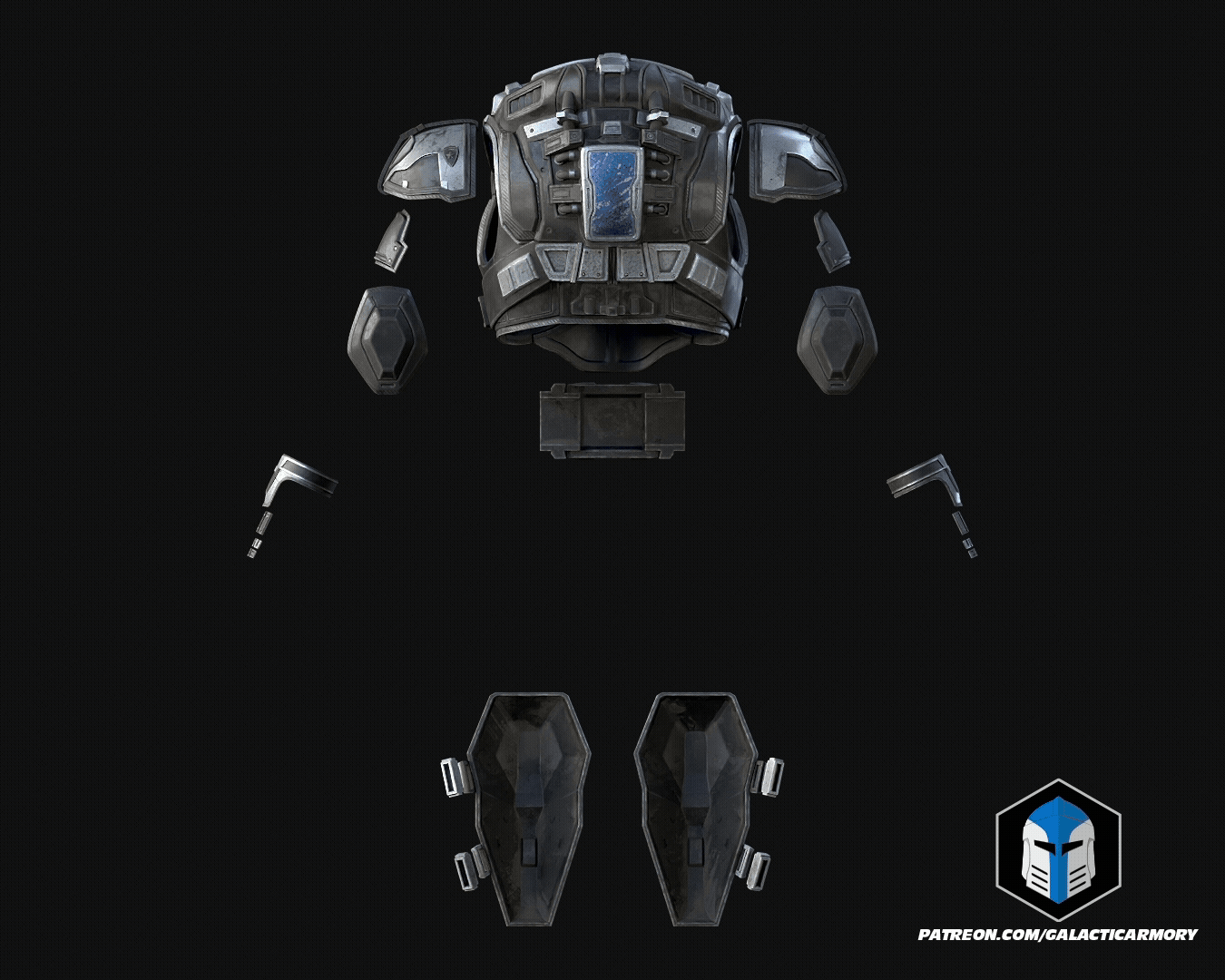 GoW - Marcus Fenix COG Armor - 3D Print Files