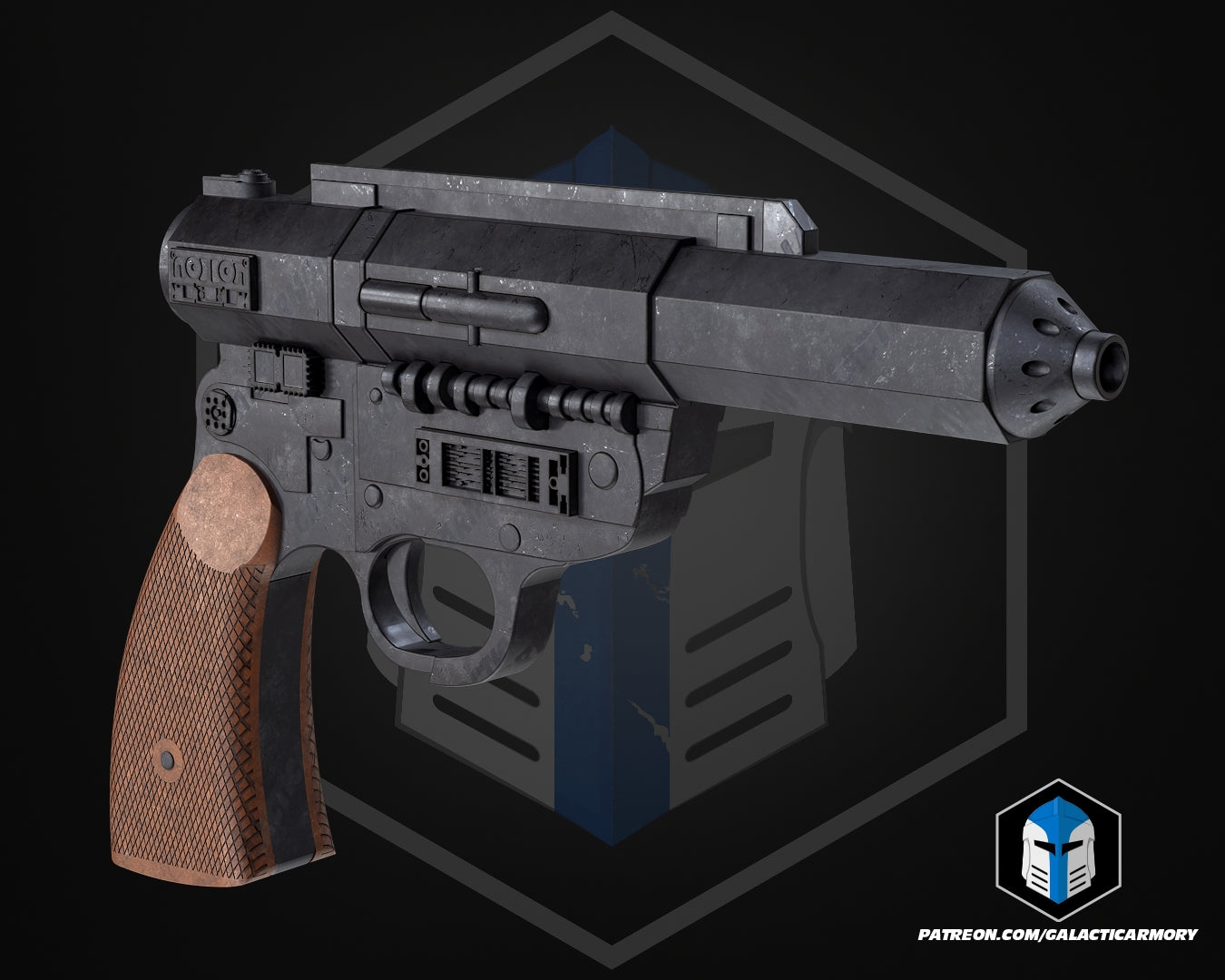 Captain Hayle's Blaster - 3D Print Files – Galactic Armory