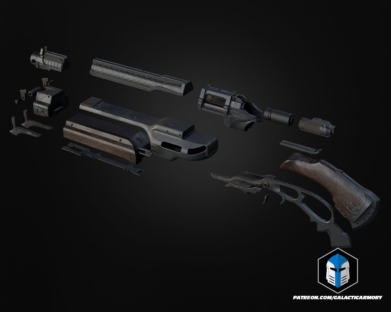 Dark Ages Combat Shotgun - 3D Print Files