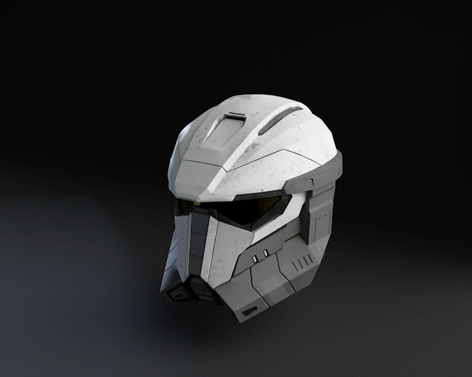 Imperial Mandalorian Commando Spartan Helmet Mashup - 3D Print Files