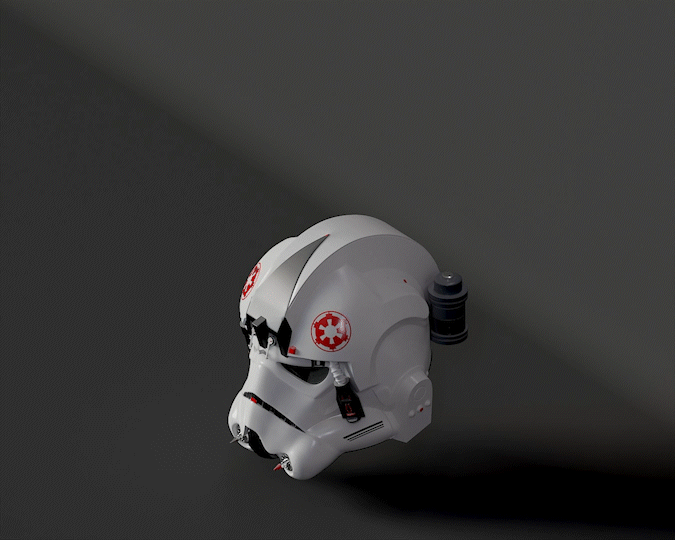 AT-AT Driver Helmet - 3D Print Files